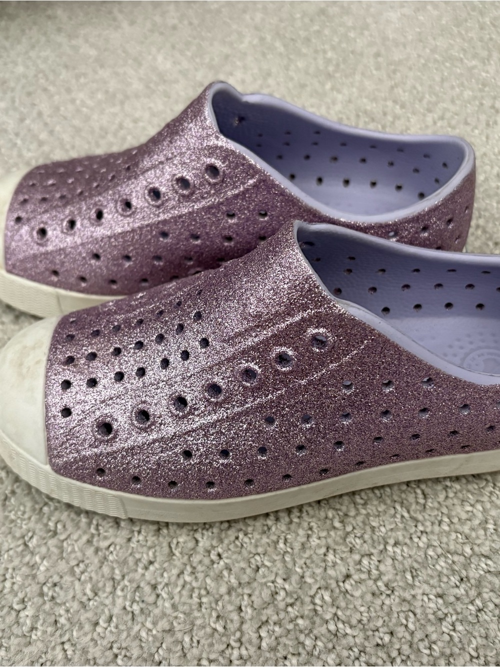 Native Kids Water Shoes in Sparkling Lavender